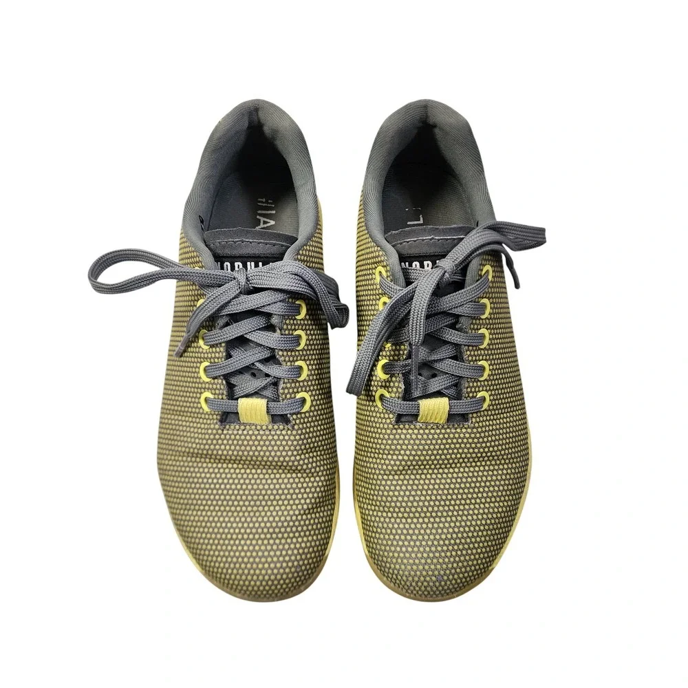 NOBULL Outwork‎ Trainers Size W 8 M 6.5 Yellow Pixel Super Fabric Strength Shoe